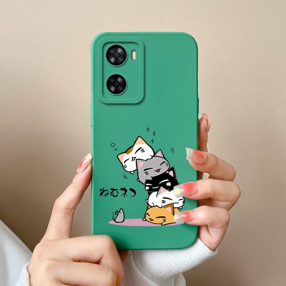 Case For OnePlus Nord N20 SE N300 Cartoon Candy Back Cover For 1+ Nord N20SE N 300 Phone Cases Soft Liquid Silicone Bumper Capa