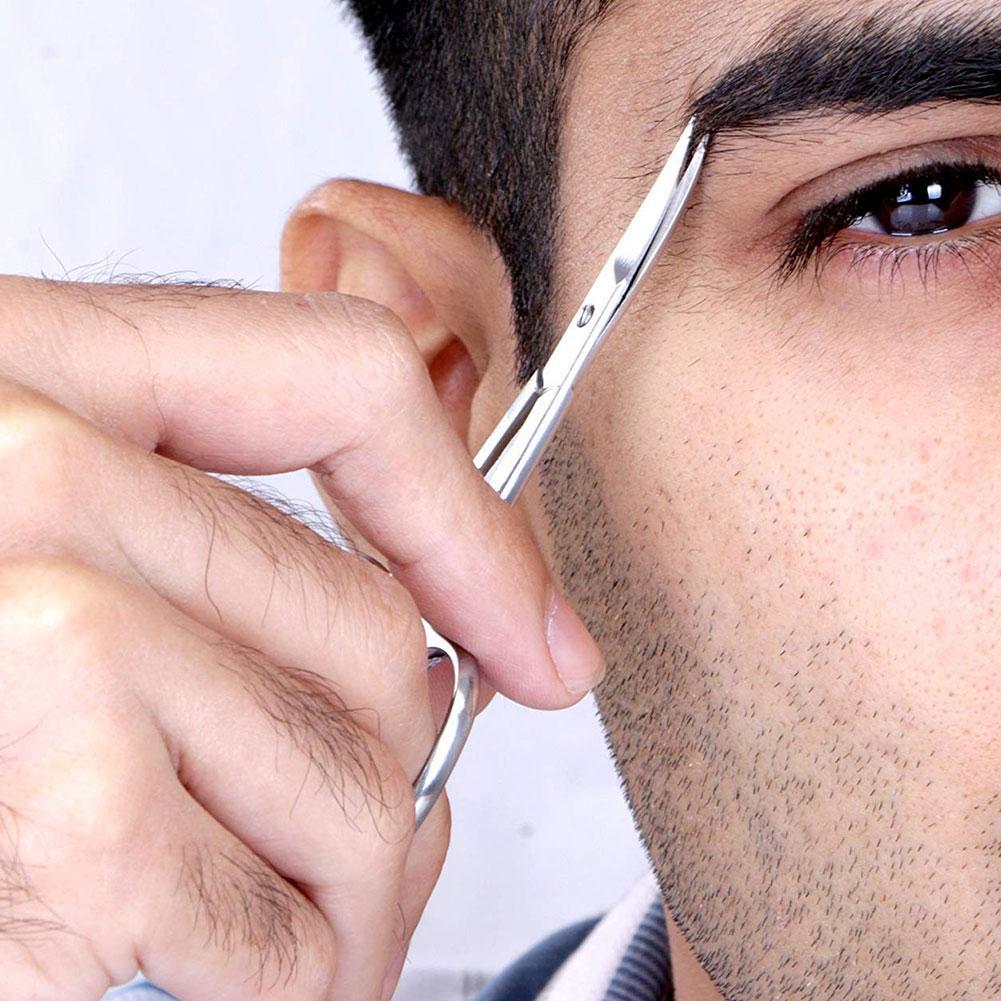 Small Stainless Steel Scissors For Nails Eyebrow Nose Hair Scissors Facial Trimmers Grooming for Facial Hair Eyebrow Haircut