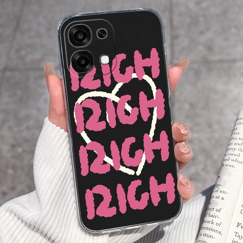 For Oppo A6 Pro A6x A5x K13 Realme 15X C85 V70 V70s CT 7 7T 8 Phone Cases Beautiful Sakura Butterflies Patterns Casing Soft Silicone TPU Clear Housing