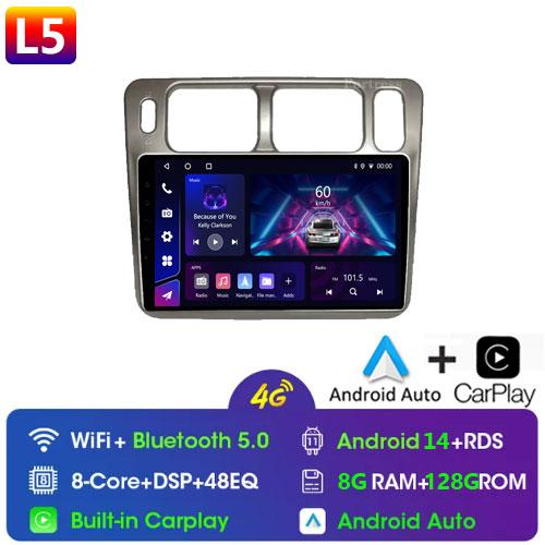 Car Android 13 For Mitsubishi Pajero iO 1998 - 2007 Car Radio Stereo Multimedia Player GPS Navigation 5G Wifi QLED 2din