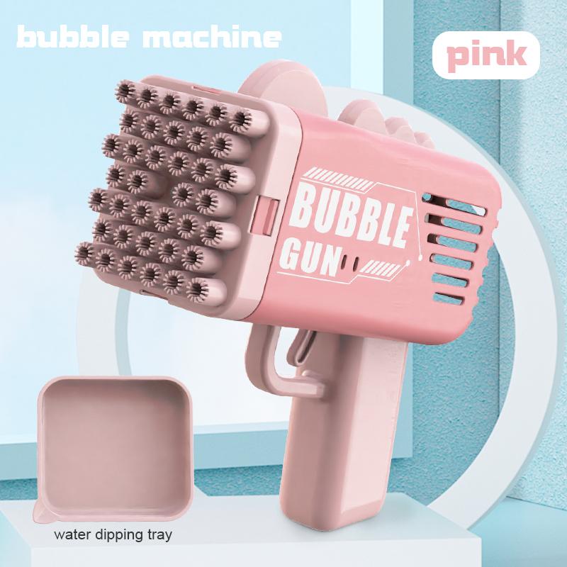 Electric Handheld Dinosaur Bubble Gun Kids Bubble Gun Outdoor Plaything Parent-Child Interaction Present Without Bubble Water Battery