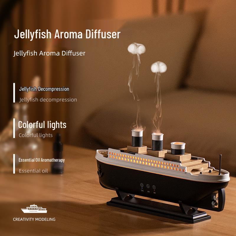 Steamboat Jellyfish Aromatherapy Machine and White Noise Oil Atomizer