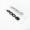 2026 Hot Car Sticker New Car Exterior Decoration Badge Stickers ABS 3D Chrome Black Letters Nameplate Emblem For Peugeot 2008 30