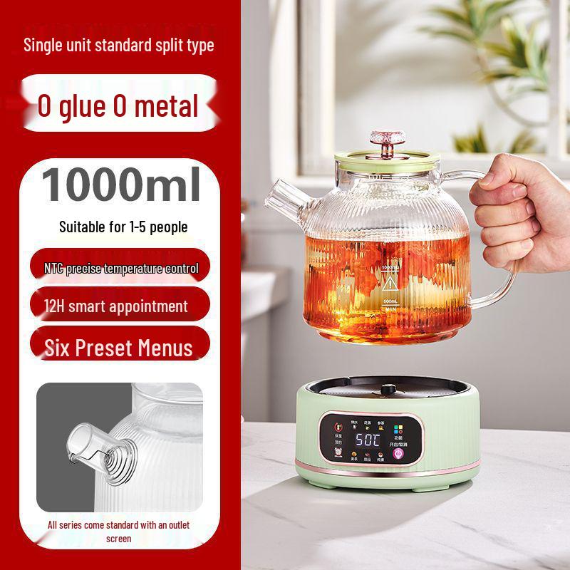 Good Wife All-Glass Multifunctional Tea Maker Kettle for Home or Office