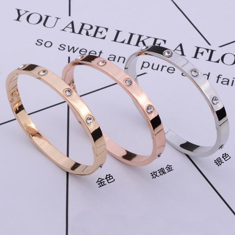 Square Cut Titanium Steel Bracelet: Korean Style, High-Quality, Simple Trendy Fashion