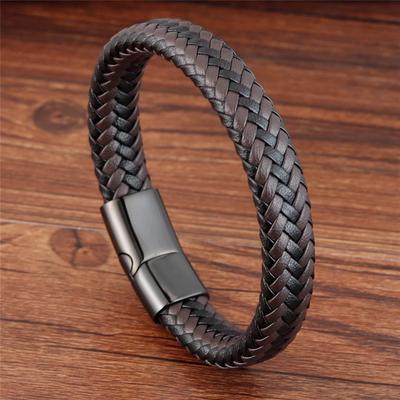 Europäisches und Amerikanisches Lederseil Armband Armband Armband Einfaches Lederarmband Herren Lederseil Schmuck