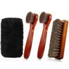 Long Handle Polishing Applicator Wooden Handle Shoe Boot Care Brush  Shoe Polishing