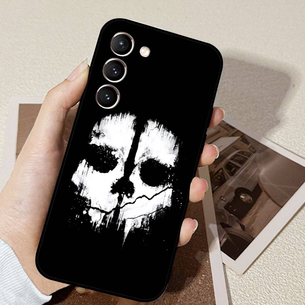 Game C-Call Of D-Duty GhostS Phone Case Black Ultra-thin Shockproof Case For Samsung S24/S25/S22/S30/Note20/Lite/Ultra/5G/Plus/F