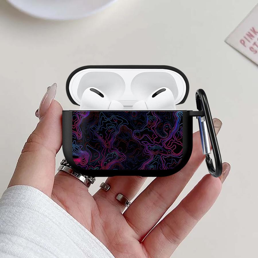 Earphone Cases Cover Case For Airpods Pro2 4 1 Pro 3 Pro3 2 Colorful Swirl