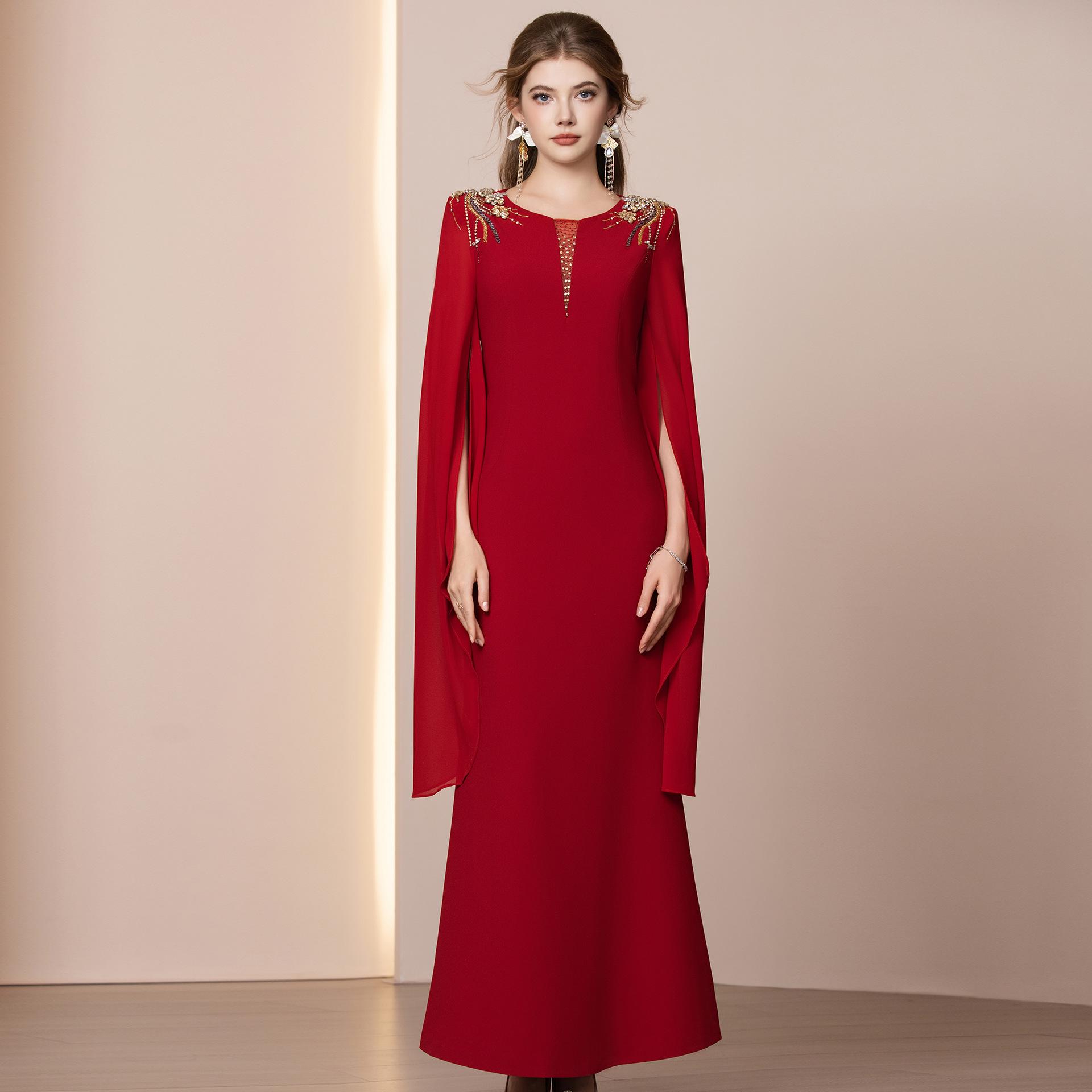 Элегантное розовое макси-платье Zhi Li 2026: Потрясающая легкая роскошь для особых случаев Large