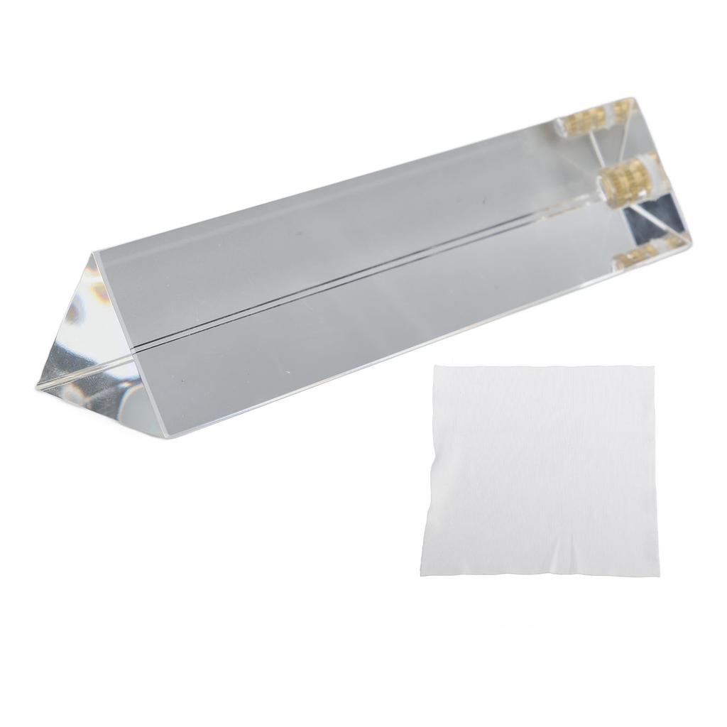 Crystal Prism Colorful Triangular Crystal Suncatcher with Bottom 1 4 Thread for Photo Photography Teaching Light