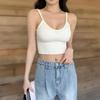 New Arrivals Open Run Women Nylon Crop Tank Top Solid Color