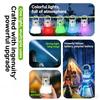 Handheld Flashlights Portable Outdoor Rechargeable Camping Light With Hook High Brightness Ipx4 Emergency Torch Night Lighting