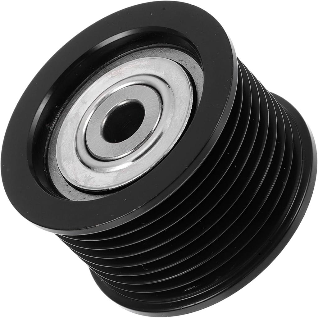 1 Pc Drive Belt Idler Pulley for Toyota Tundra 2007-2019,for Toyota Sequoia 2008-2018 Iron Black Serpentine Tensioner Pulley Idler