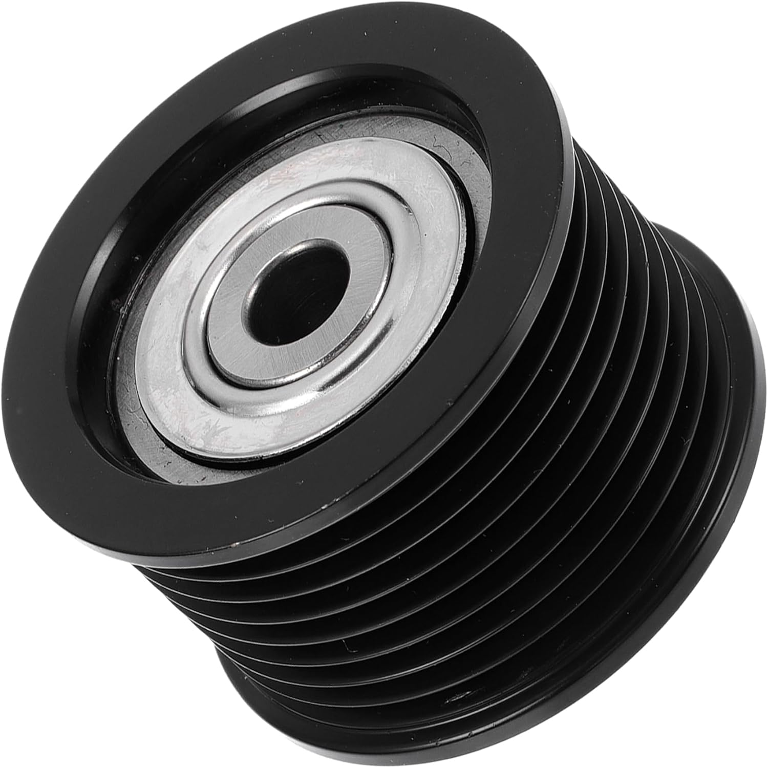 1 Pc Drive Belt Idler Pulley for Toyota Tundra 2007-2019,for Toyota Sequoia 2008-2018 Iron Black Serpentine Tensioner Pulley Idler