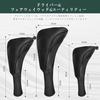 Golf Club Head Cover Long Neck Lightweight Dustproof Wear-resistant Compatible 440 460cc Driver Fairway Wood Utility Conversion Tag Included
