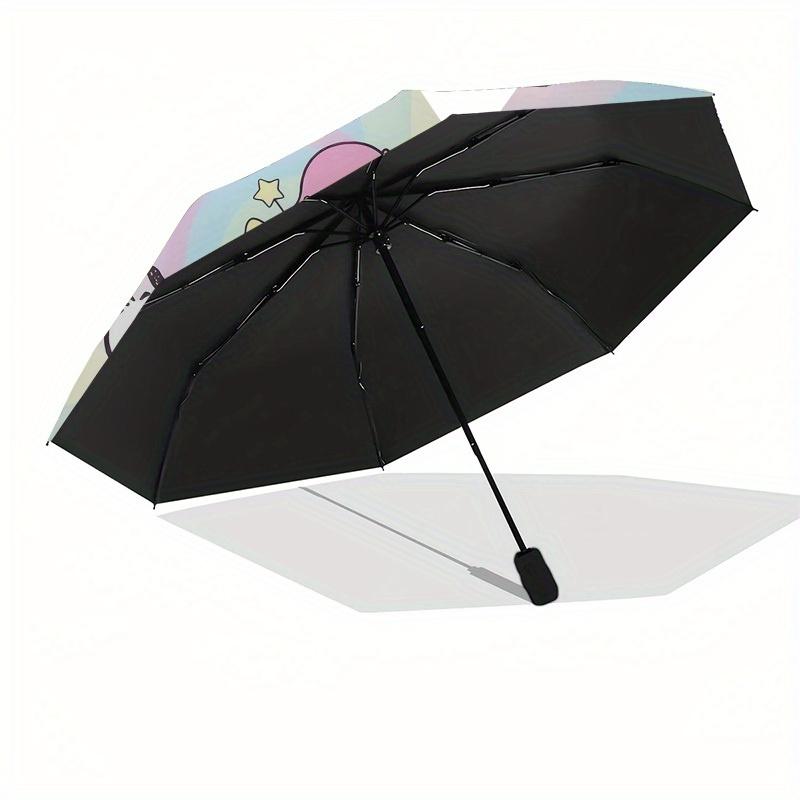 1pc Hello Kitty Rainbow FriendsUmbrella with Plastic Handle,Suitable for All Seasons Home Travel Outdoor UmbrellaSanlio146