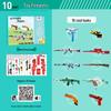 3D Colorful Origami Paper Airplane Kit: DIY Tutorial for Kids