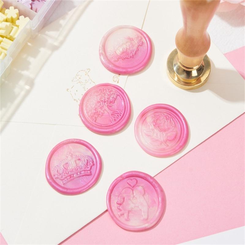 Retro Wax Seal Stamp Bees Heart Love Sealing Waxed Stamp for Invitation Envelopes Cards Photo Letter Decoration