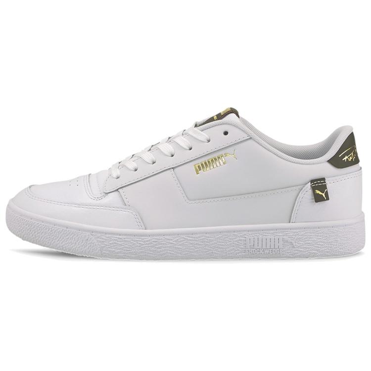 PUMA Ralph Sampson Mc Pop Casual Shoes White/Green Men s 375910-01 EU 35.5