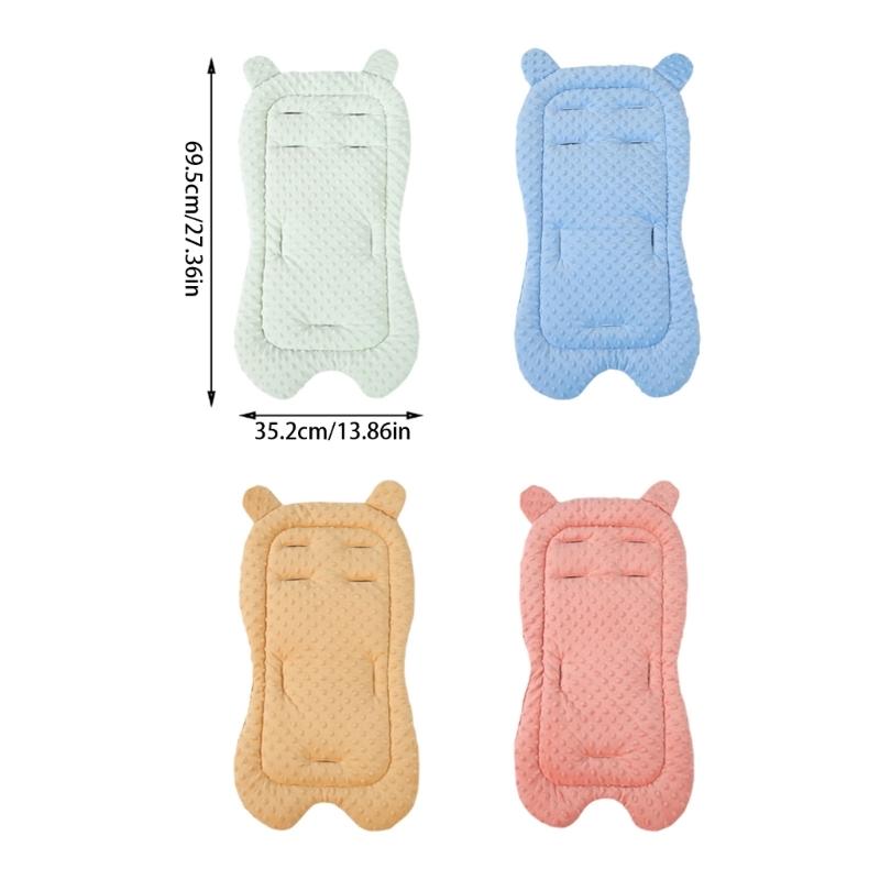 Infant Car Seats  Cushions Soft Headrest Pad Newborns Head Neck Support Cushions Dotted Pattern Pad for Strollers & Prams