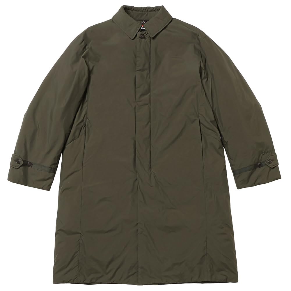 NANGA DOWN BAL COLLAR COAT (MEN) Men's Down Bal Collar Coat (Color: Khaki) (Size: XL)