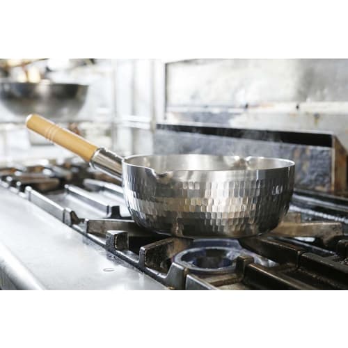 EBM Aluminum Yukihira Pot (Polished Finish) 21cm