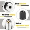 2 Pcs Car Wheel Tire Valve Cover 32mm Motorcycle Scooter Bike Tubeless Mountain Tyre Valve Dustcap