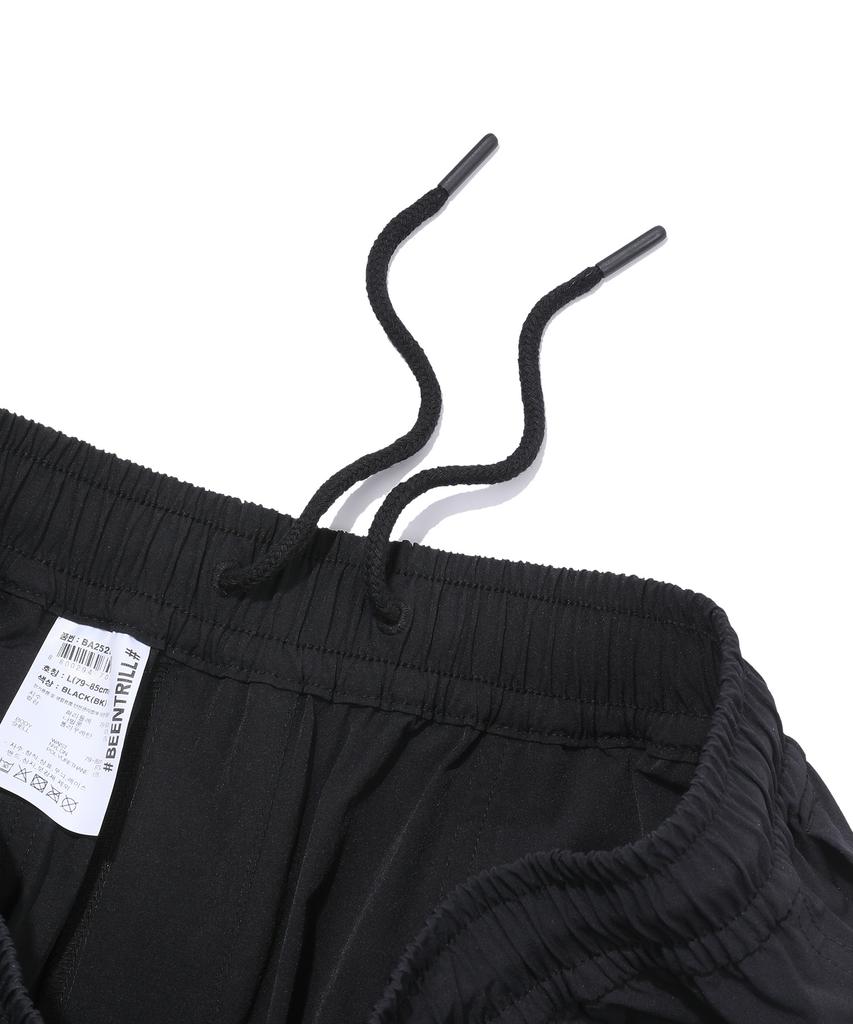 BEENTRILL Stretch Woven Cargo Pants (Black)