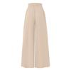 Women's Summer New Wide Leg Pants, Elastic High Waist Long Palazzo Trousers Casual Skirt Pants