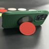 Simple Solid Color Magsafe Magnetic Suction Bracket Wavy Circle High-end Tide Brand Casetif Multi-function