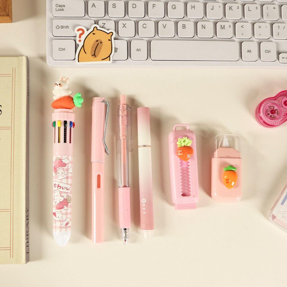 Non-repeating Gel Pen Portable Ballpoint Pen INS Pencil Eraser  School Prize