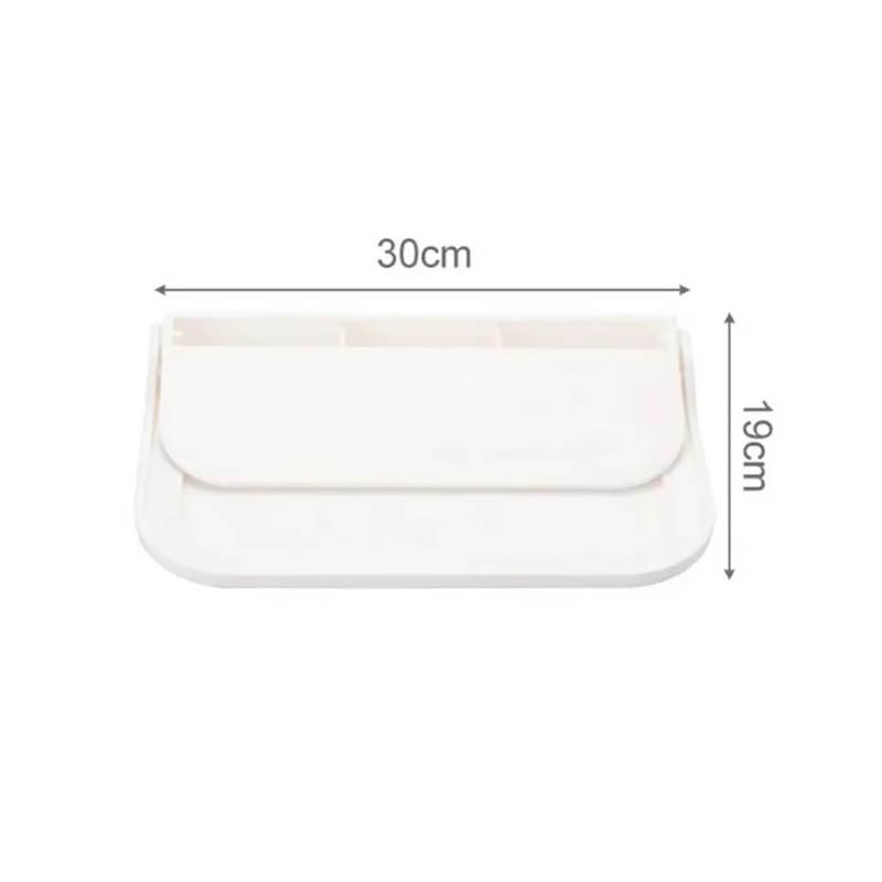 1pc Foldable Wall-mounted Shelf, For Bathroom, Toilet, Kitchen, Bedside, No Drilling Phone Storage, Wifi Router Storage