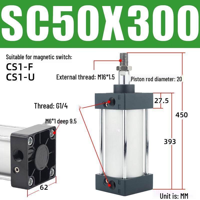 

Aokewen SC Series Standard Pneumatic Cylinder