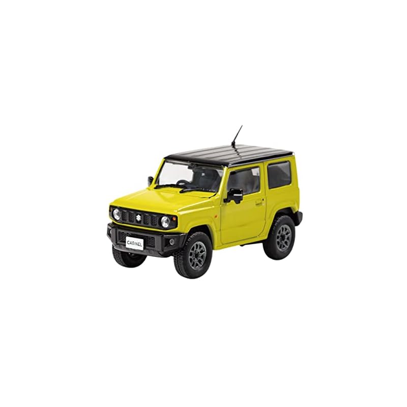 CARNEL 1/43 Suzuki Jimny XC (JB64W) 2018 Kinetic Yellow/Black Roof Finished Model CN431803