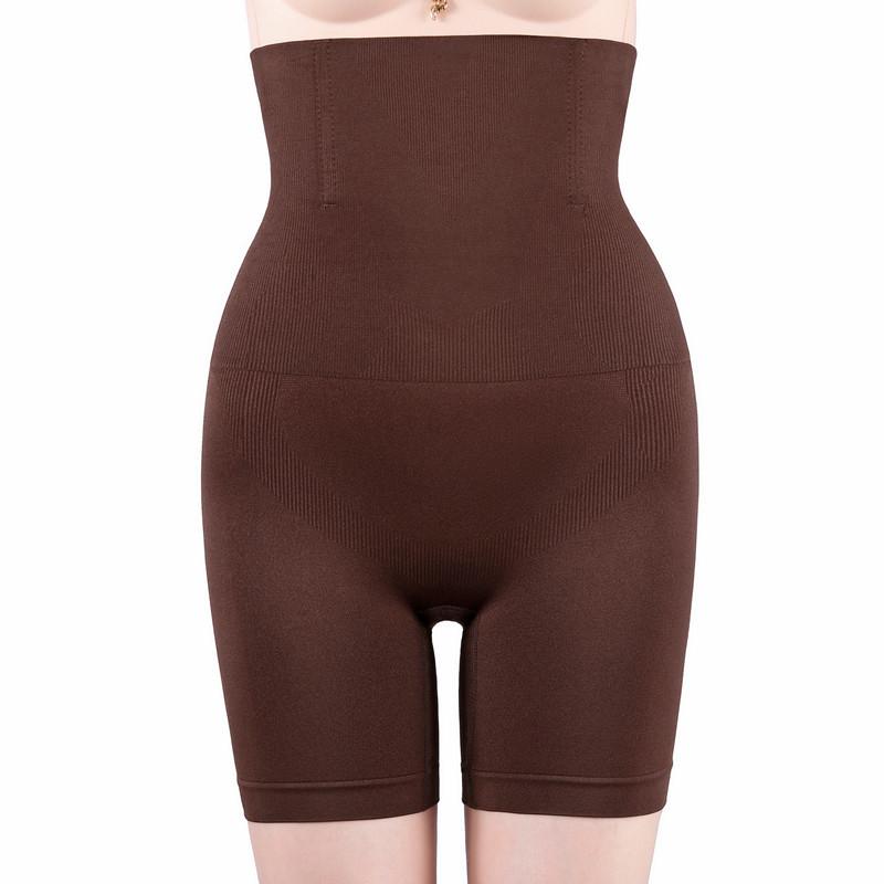Hohe Taille Bauchhose Bauchheben Hüfte Körperformung Hose Damen Sicherheitshose Anti-Explosion Postpartum Boxer Bauchunterhose