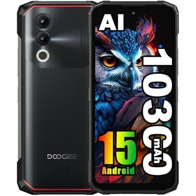 Odolný smartphone DOOGEE Fire 5 Ultra 32GB+256GB 6.6" 13000mAh Přenosný telefon Nerozbitný Android 15 48MP Duální SIM/NFC Černý