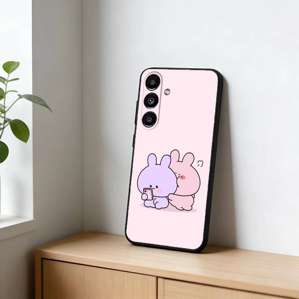 Cartoon A-Asamimichan Handyhülle Für Samsung Galaxy A20,21s,22,31,32,52,53,72,73,80,91 Weiche Schwarze Hülle