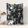 Michael Jackson Flannel Blanket Throw Blanket Soft Warm Sofa Bed Camping Home Decor Unique Christmas Gift C9211913