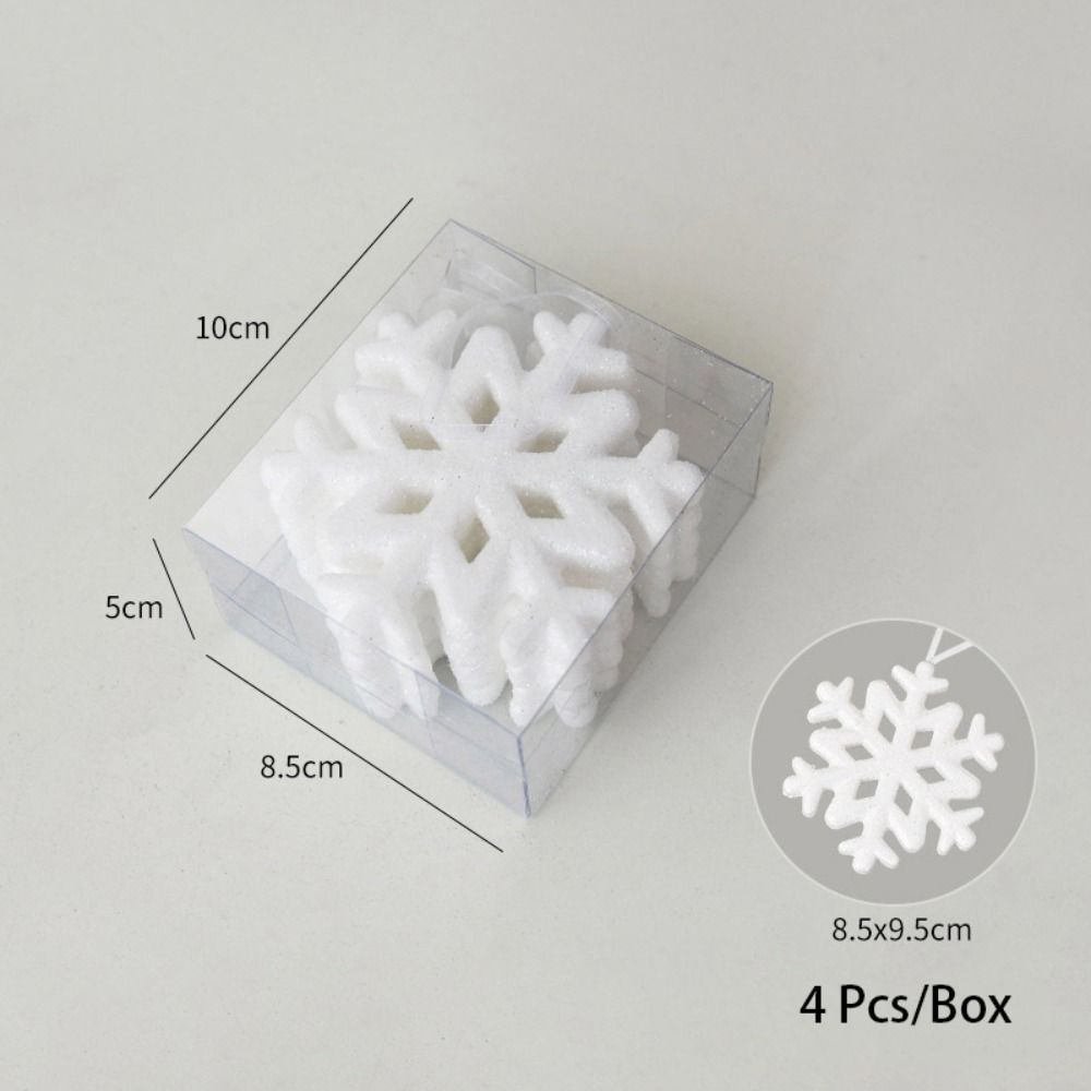 Weihnachtsanhänger aus Schaumstoff Schneeflocke Hängeornament Neue Weihnachtsbaumschmuckstücke Navidad