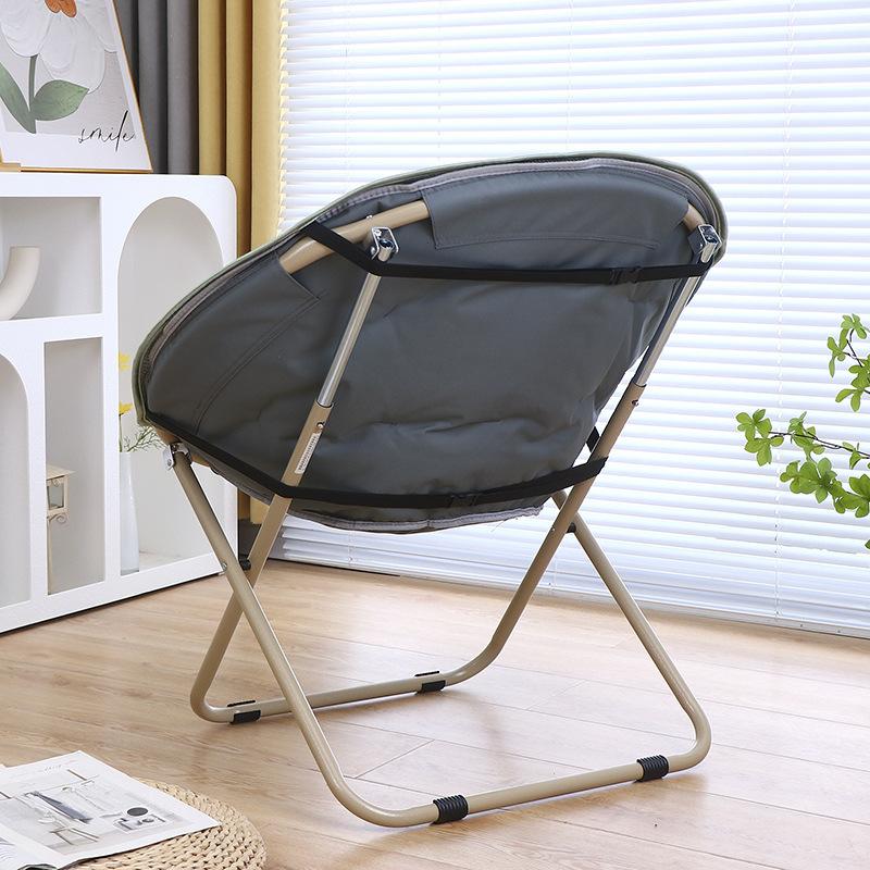 Summer Cooling Anti-Slip Round Chair Seat Protectors Ice Silk Moon Tavern Chair Covers for Office Home Restaurant Leisure Chairs