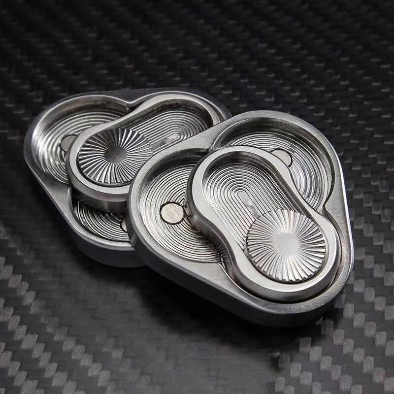 Controle deslizante magnético para adultos EDC Metal Fidget Toy ADHD Hand Spinner Autismo Brinquedos sensoriais Ansiedade Alívio do estresse Presentes para adultos