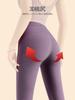 DynFun Cropped Yoga Schlankmachende Kompressions-Sport-Yoga-Lauf-Tights Damen-Leggings, Beine, Tights, Schweißableitend, Schnelltrocknend, Hochtailliert,