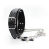 Nipple Stimulators Chains Slave Collar with Breast Clamps  Bondage Restraint Fetish Vagina Clitoris Sex Adult Shop Products