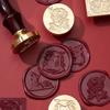 Plant Wax Seal Stamp Witch Pumpkins Sealing Wax Stamp for Invitation Envelopes Cards Letter Scrapbooking Decorations