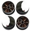 4pcs Gas Grill Knobs 58mm/50mm Control Knobs Replacement Fits BBQ Gas Grills