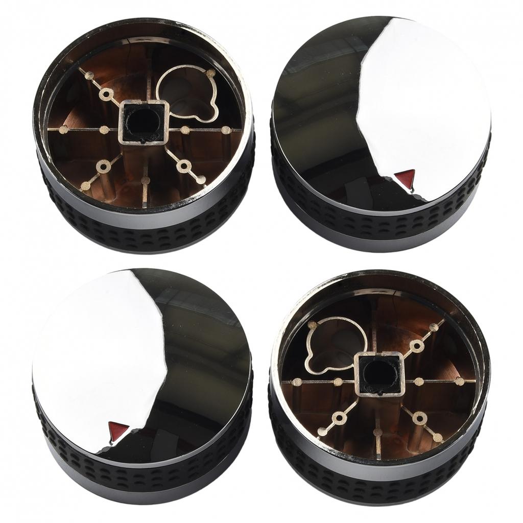4pcs Gas Grill Knobs 58mm/50mm Control Knobs Replacement Fits BBQ Gas Grills