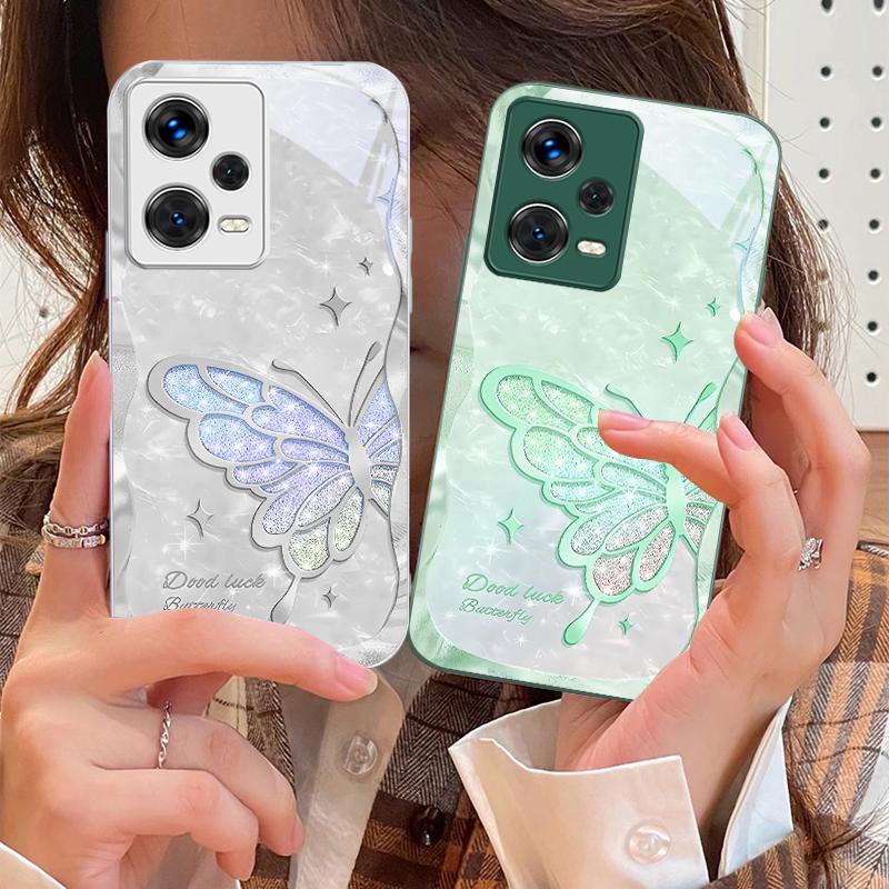Malowanie olejne Kwiat Dla Xiaomi 14 Ultra 13 Lite Redmi Note 13 11 Pro 12 Plus Poco X6 3 Pro F4 6 GT Szkło hartowane Etui na telefon