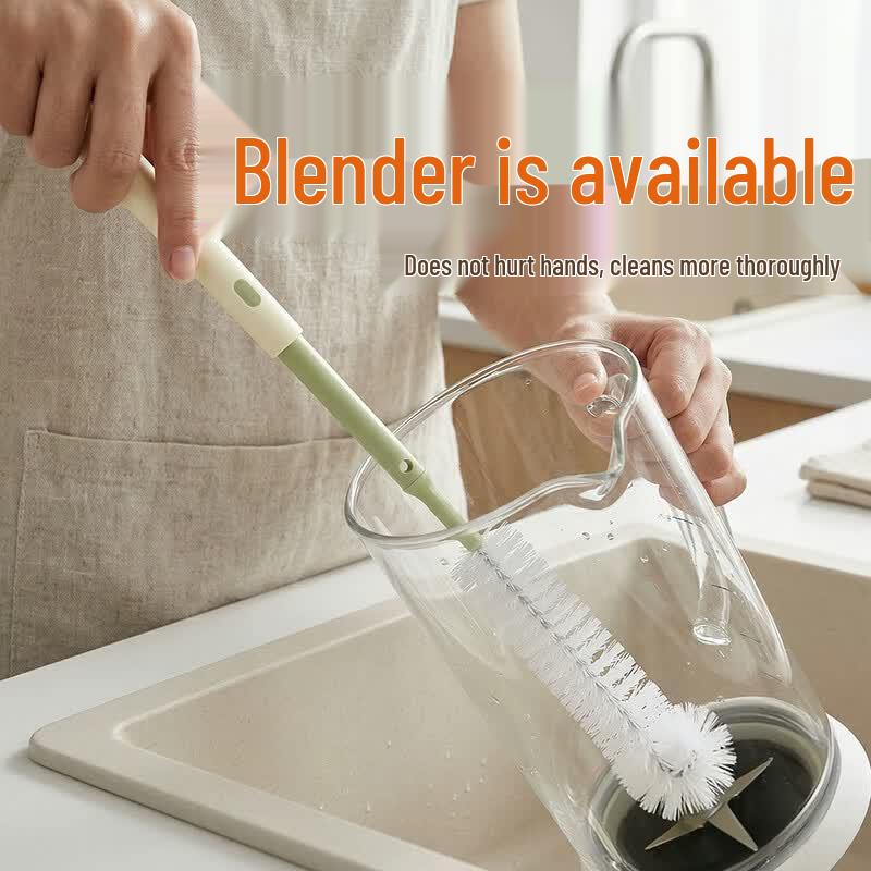 Retractable Long-Handled Cup Cleaning Brush
