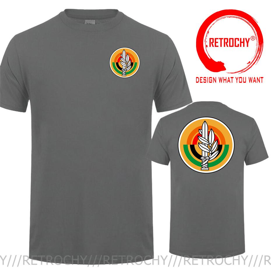 Front Back Print Fashion Israeli Army Israel Mazi Idf Symbol TShirt Military Green T Shirt Unisex Unisex Stylish Basic Tee Shirt